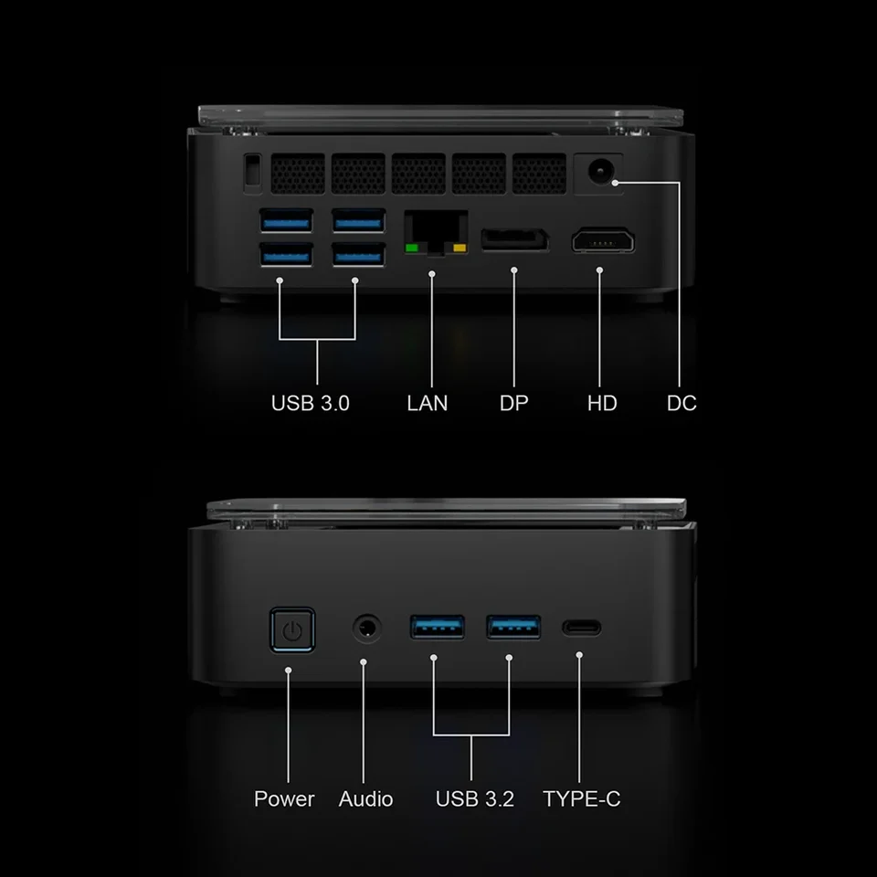 Chatreey AN3P ミニPC — AMD R7 7735HS、Radeon 680M搭載、Wi-Fi 6