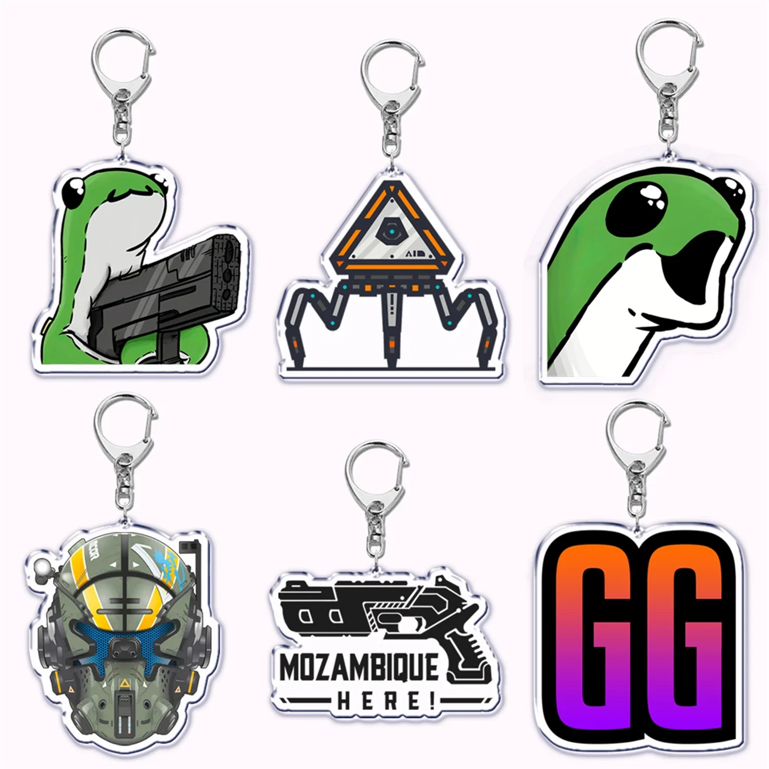 Лидер продаж, брелок для ключей Apex Legends из акрила, подвеска в виде кровавой крови, дизайнерский брелок для ключей для сумки