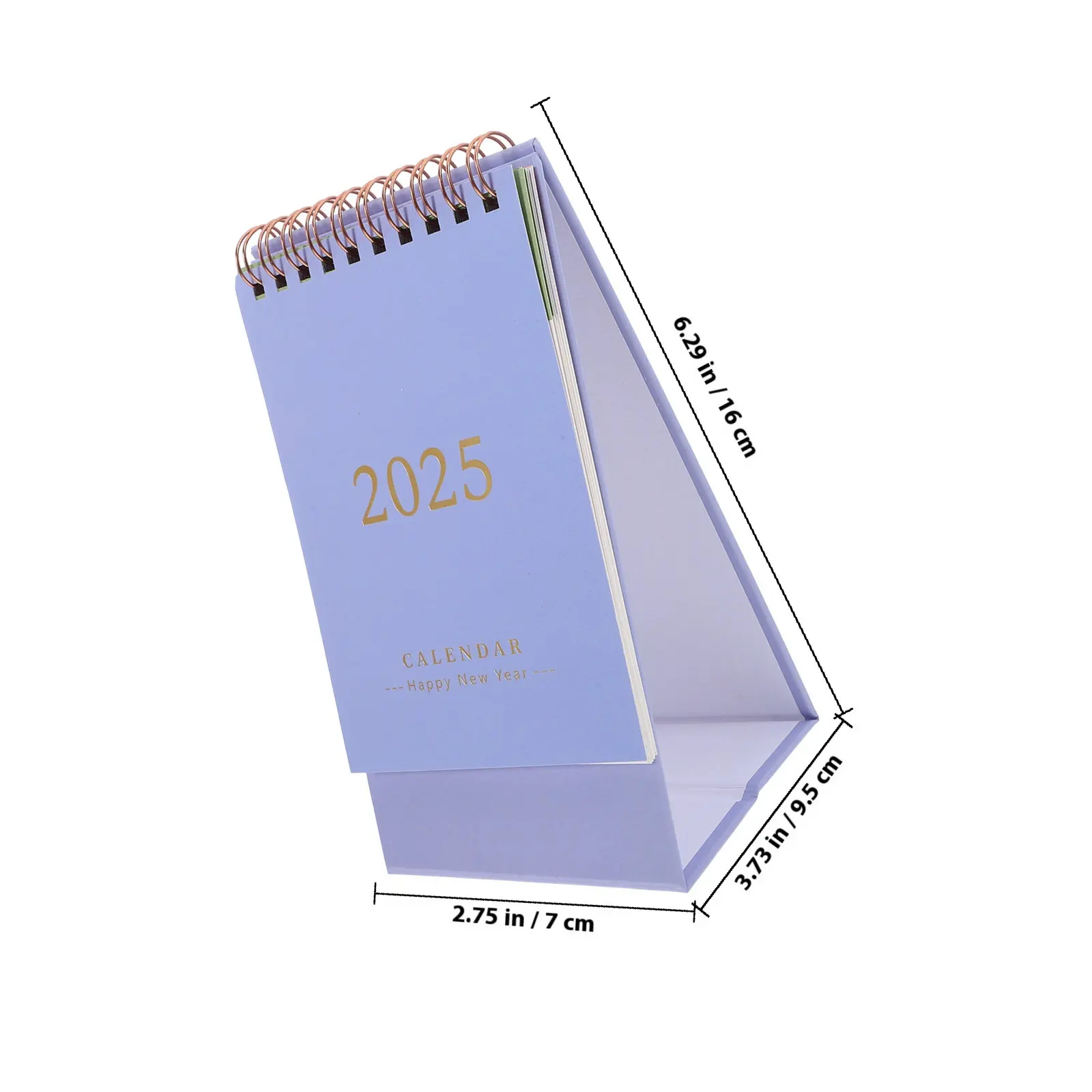 2025 스탠딩 플립 데스크탑 캘린더 경량 기능성 탁상 날짜 추적기 심플 스타일 연간 플래너 새해 캘린더