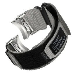 Seamless Nylon Sports Strap - Watch 4 Classic (Grey silver)