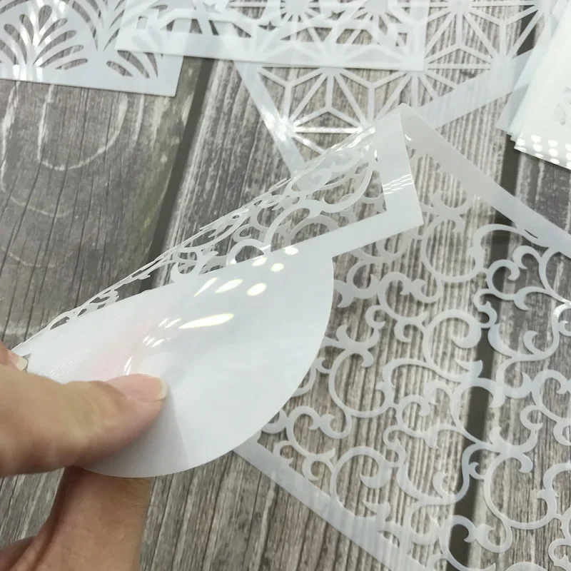 Description Picture 5 of itemWedding Cookies Chocolate Drawing Painting Fondant Cake Mesh Stamps Stencils Embossing for Decorating Tool Plastic Spray Mold