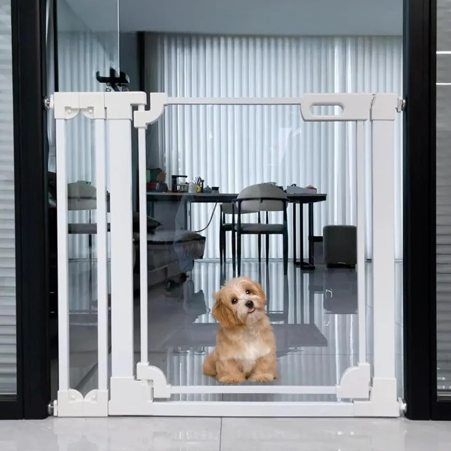 Modern Clear Acrylic Baby Gate with AutoClose Function