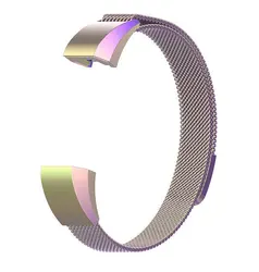 Premium Stainless Steel Milanese Watch Strap - Metal Loop Sport Bracelet Accessory for L(170mm-240mm) (Colorful)