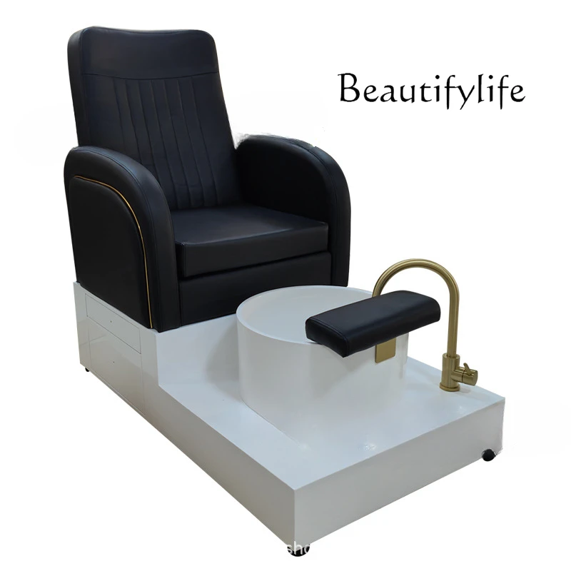 

Electric Reclining Massage Chair Foot Bath Spa Sofa Recliner Manicure Stool Nail Salon Massage Special Chair