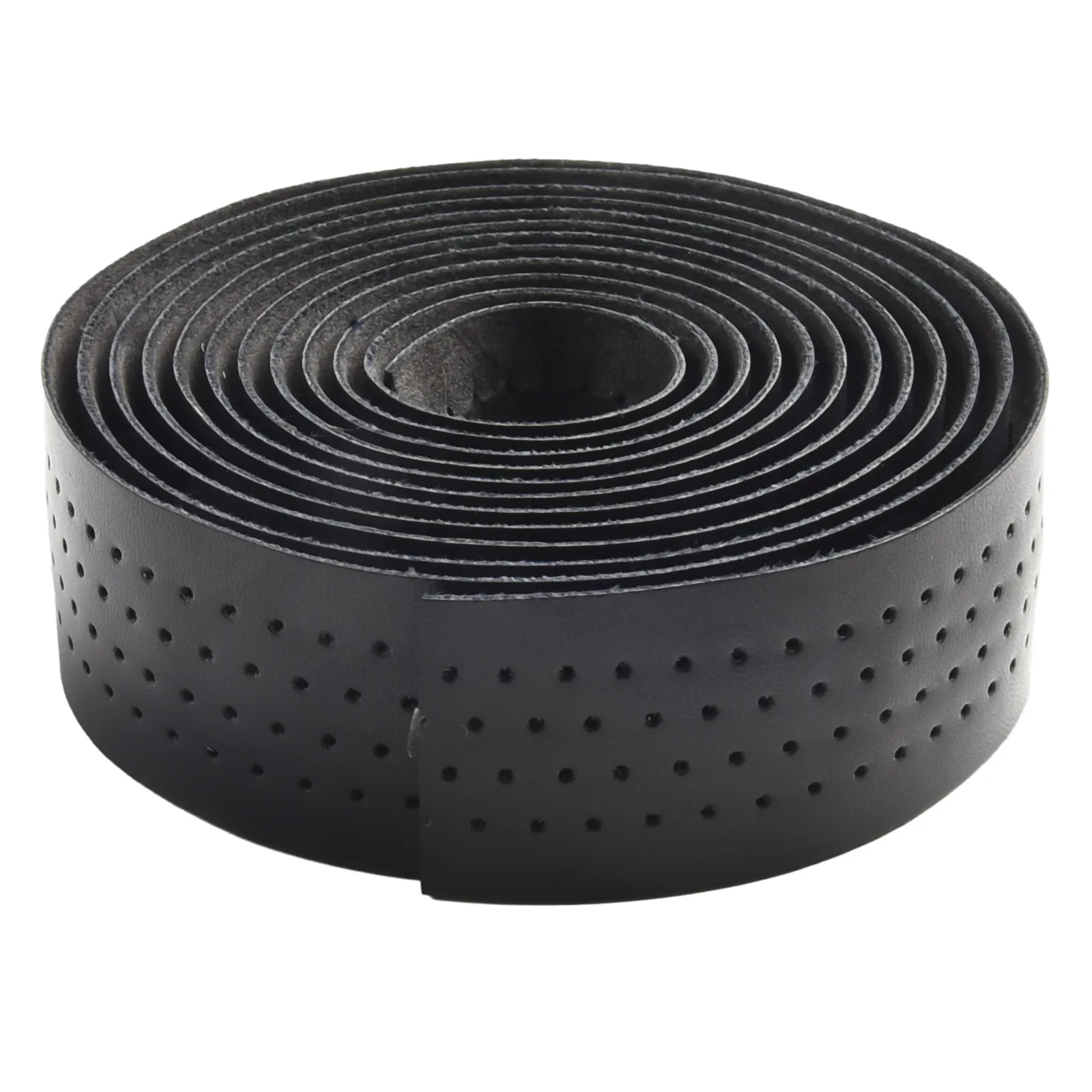 Lightweight handlebar tape with sweat absorption Perforated fabric pattern sweat absorbing and improved shock absorption bike handlebar tape