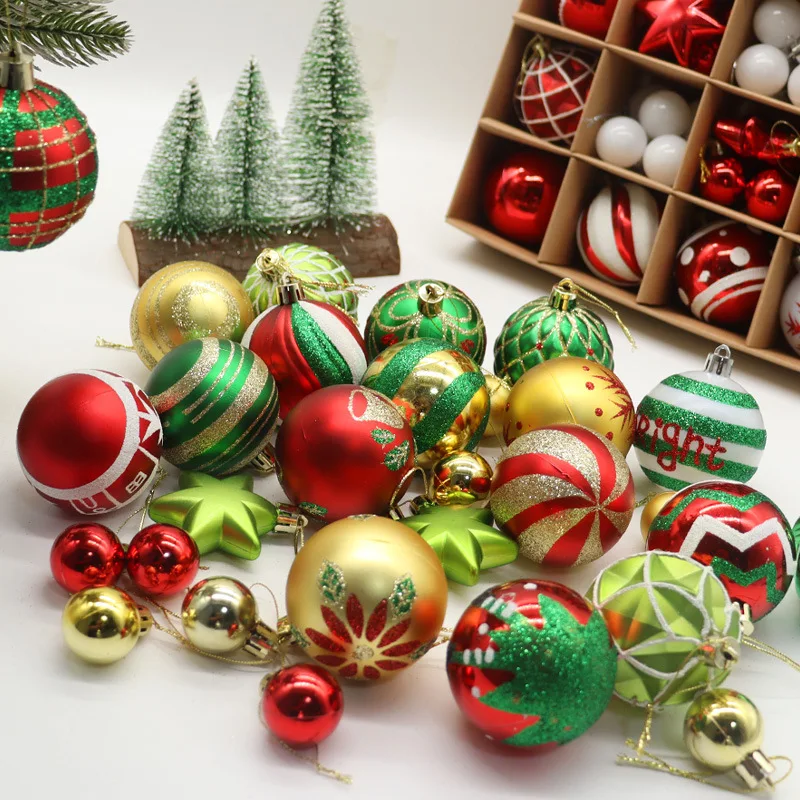 

Christmas Ball Merry Christmas Decoration Christmas Tree Ornaments for Home Decor New Year Gift Navidad Pendant Ball Accessories