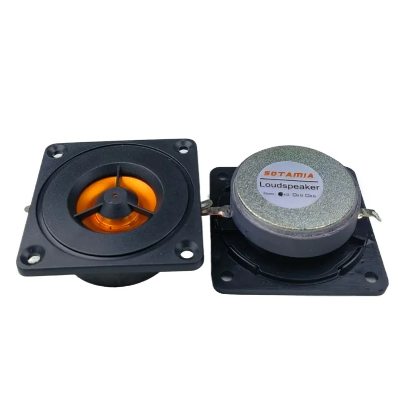 52MM Tweeter Audio Speaker 2 Inch 4Ohm 15W HIFI Treble Bluetooth Speaker Mudic Sound Loudspeaker Modified Subwoofer 2Pcs