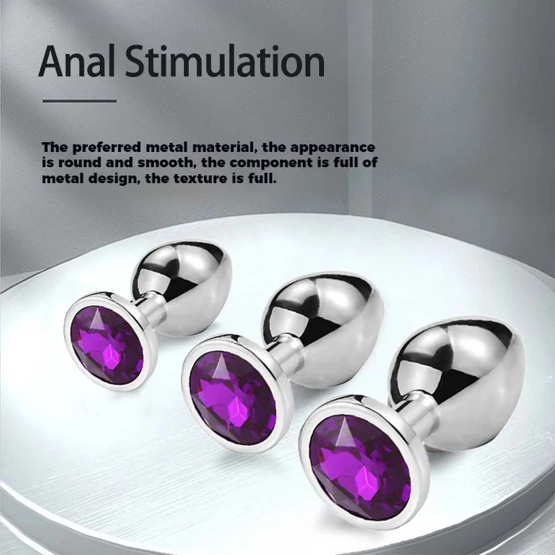 Anal Butt Plug for Unisex 5size
