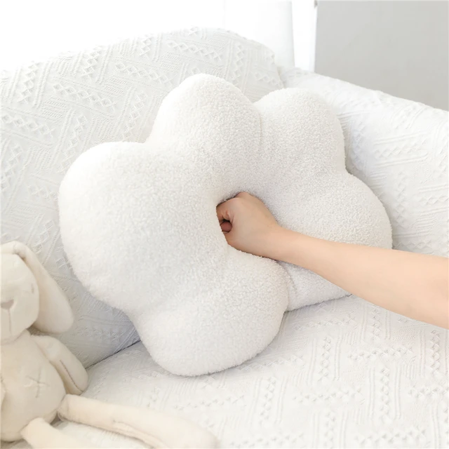 1pc 50CM Super Soft Cloud Plush Pillow Stuffed Cloud Shaped Cushion White Cloud Room Chair Room Decor Pillow Seat Cushion Gift 4