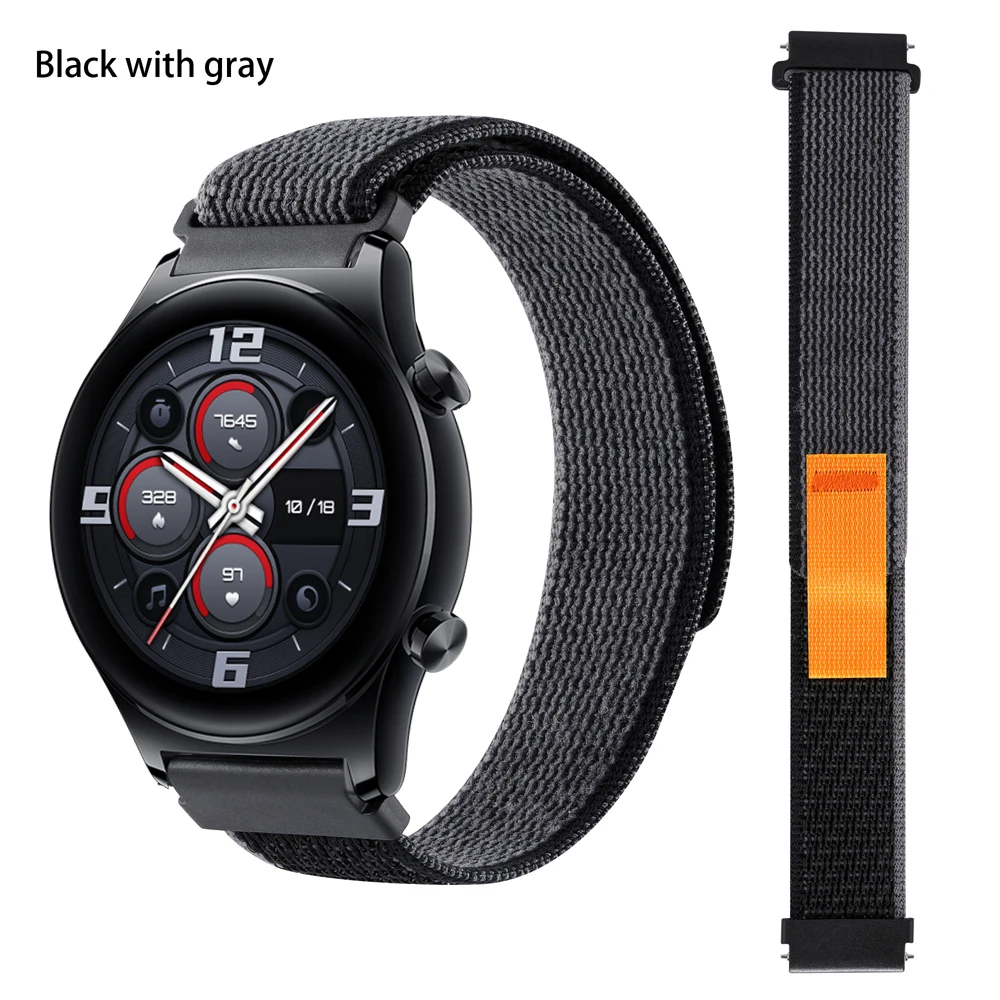 Nylon Loop Strap 22mm Replacement Band Bracelet