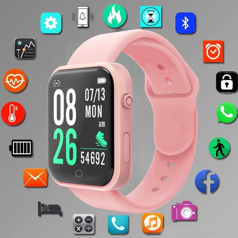 Y68 Pro 1.3-inch color screen Bluetooth Digital Women's Watches Pedometer Sleep Monitoring Smart Watch Men kids hours hodinky