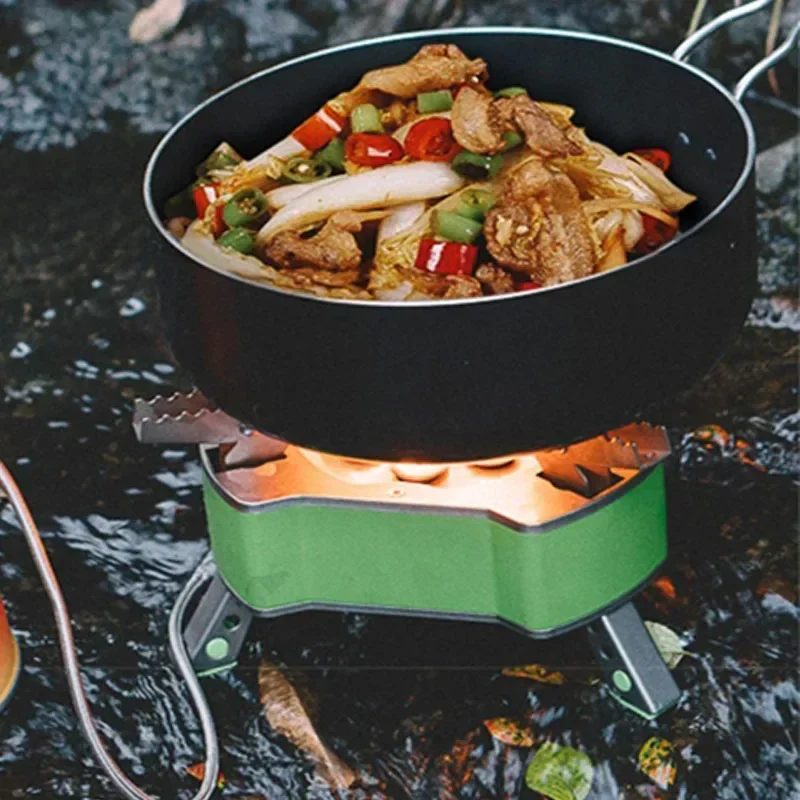 Seven-star Furnace Split Outdoor Casual Durable Stove Wild Fire Stove Butane Liquefaction Portable Gas