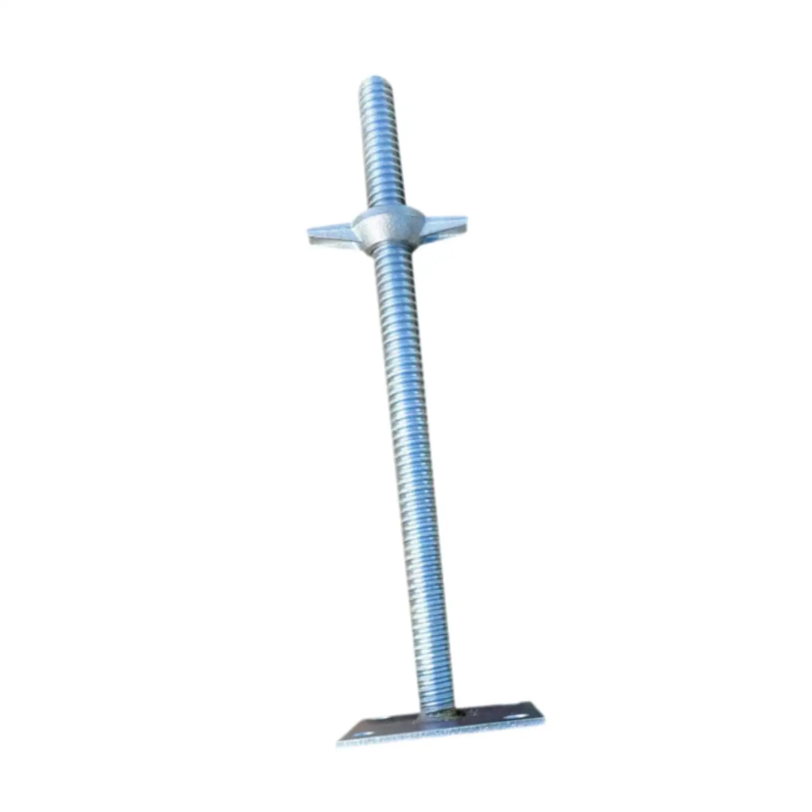 Scaffold Adjustable Leveling Jack Screw with Base Plate Strong for Scaffolding Steel Good Stability Building Supplies