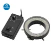 Adjustable 144 60 LED Ring Light 0-100% Illuminator Lamp For Industry Stereo Camera Microscope Magnifier Circle Light Source 1