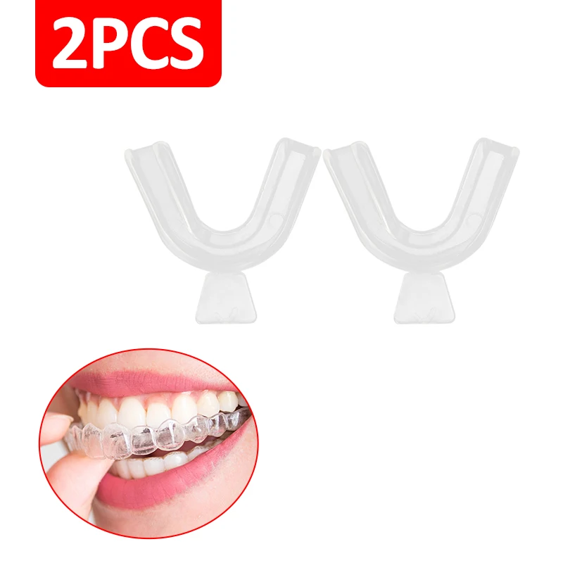 Protector bucal de silicona suave bandeja para rechinar bruxismo  blanqueamiento dental Ehuebsd cuidado de higiene bucal 1 24 unidades