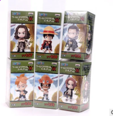 thumbnail image 1 of 1 juego de figuras de Anime de One Piece, Luffy, Hancock, vestido de novia, serie WCF, Ace, Zoro, Nami, Marco, colección de muñecas, juguetes para niños, regalos, 1 of 5