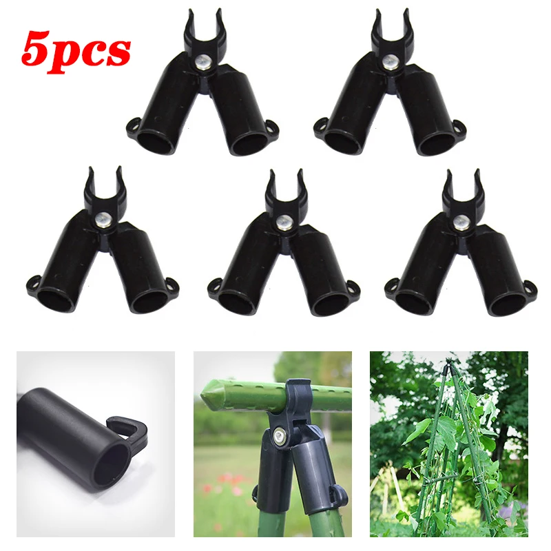 

5pcs Plant Support A-type fixed Clip Climbing Vine bracket Awning Pillar Plant Grafting Stakes Connector Garden Accessories