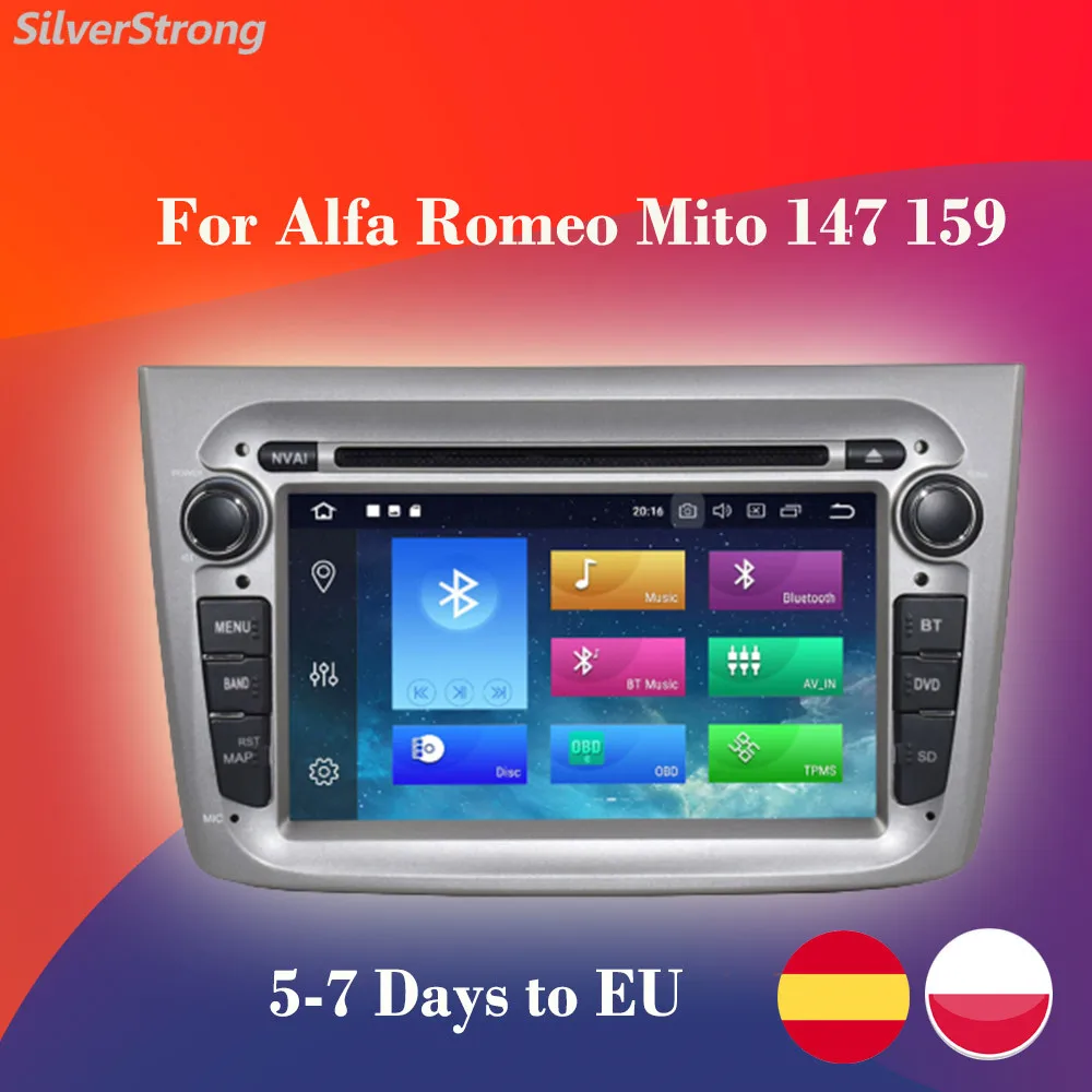 Silverstrong 1 Din Car Radio Android10 0 4gb Rom 64gb Autoradio Multimedia Player For Alfa Romeo Mito 147 159 Car Stereo Radio Car Multimedia Player Aliexpress