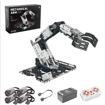 Original Multi-Axis Robotic Arm Building Blocks, Programmable via Smartphone, Remote Control, for Interactive STEM Learning 1