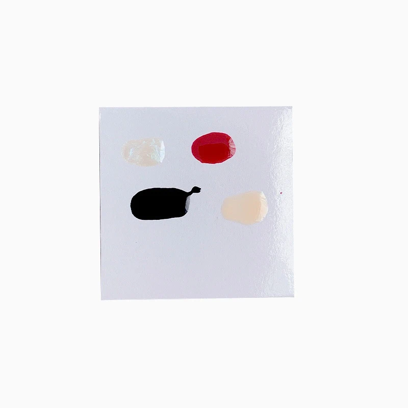 Nail Gel Palette Painting Tool Waterproof Nail Polish Color Mixing Tray Disposable Tearable Color Tinting Paper Glue Book 50Pcs