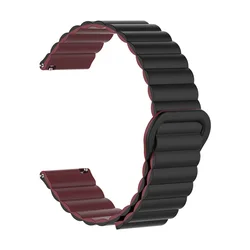 Bracelet de poignet en silicone magnétique doux - Sangle de 18 mm/22 mm