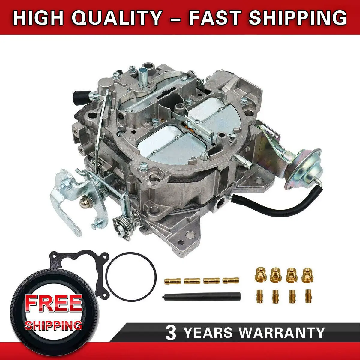 MARINE CARBURETOR 4 BBL ROCHESTER QUADRAJET 5.7L 350 ELECTRIC CHOKE MERCRUISER E