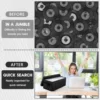 2/3/4Pcs DVD Storage Box Nonwoven Fabric CD Organizer Case with Lid Dustproof Disc Holder Box Foldable CD Storage Container New 6