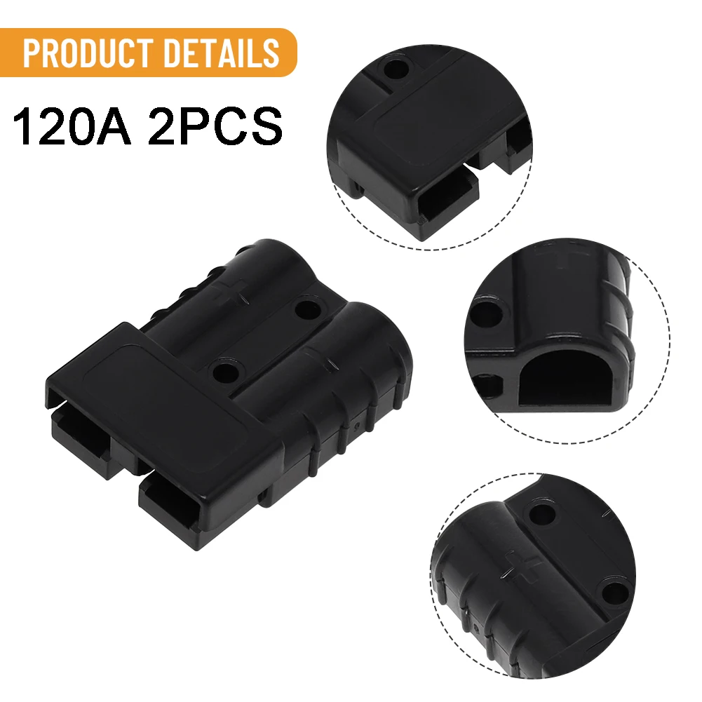 

50A/120A 600V Battery Connector For Anderson Cable Terminal Forklift Caravan Motorcycle Battery Charging Adapter Power Connector