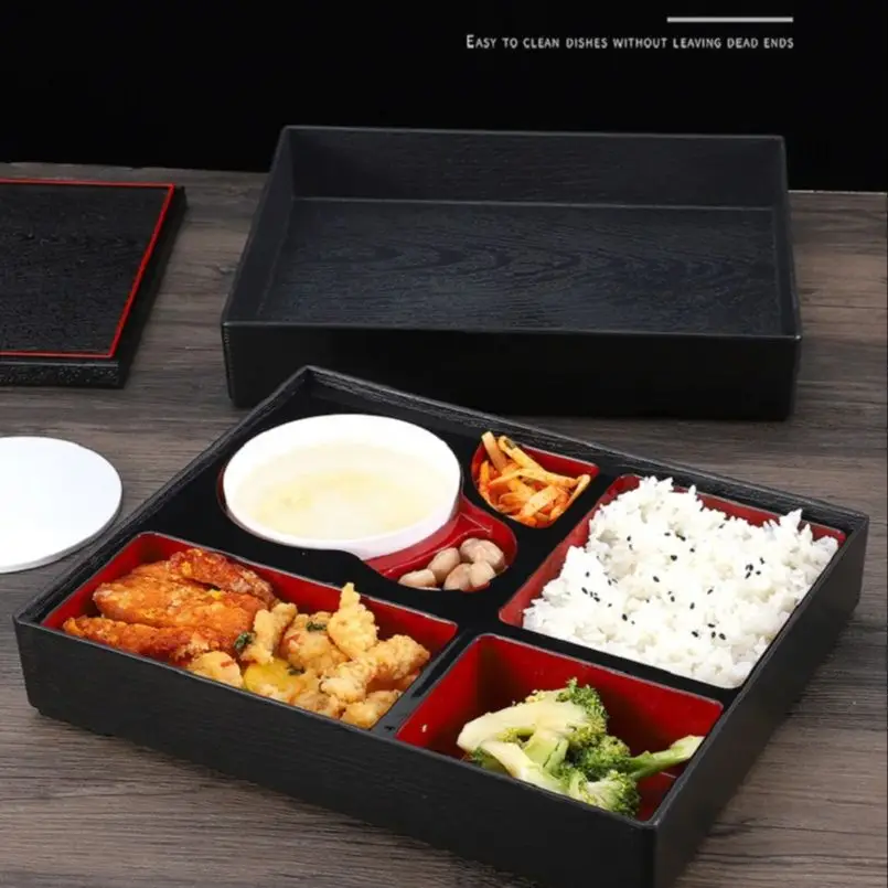 Japanese Style Tableware Box ABS Sushi Sashimi Box Lunch