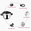 Manufacturer Commercial Steel Pressure Cooker 5L Gas Presser Cooker Stainless Steel Use For Gas And Induction Cooker 6