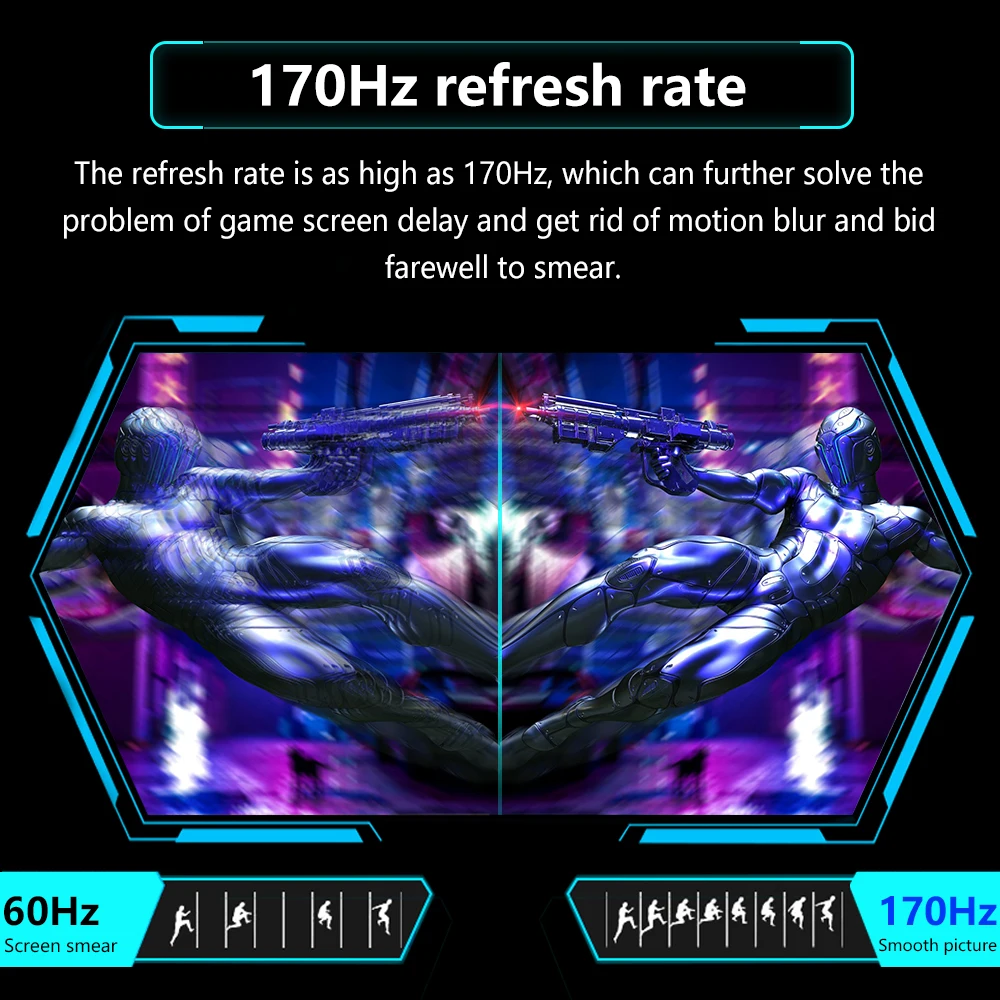MUCAI ũž ̹ ǻ ũ,  г, HDMI ȣȯ DP, 27 ġ , 2K 170Hz IPS PC LED ÷, QHD 144Hz
