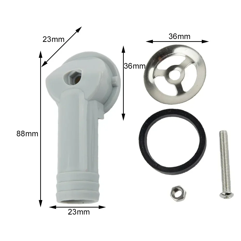 Home Waste Overflow Tap Kitchen Sinks Seal Waste ABS Bung Spares Flexible For Kitchen Sink 1pcs