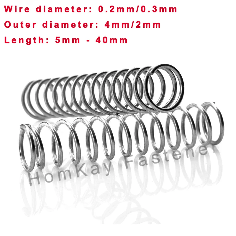 Ressort De Compression, RS PRO En Acier Inoxydable, 20mm4