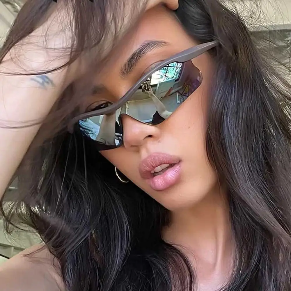 

Спортивные солнцезащитные очки для женщин и мужчин, велосипедные очки для улицы, модные цельные ветрозащитные солнцезащитные очки, мужские солнцезащитные очки с полуоправой, новинка 2024