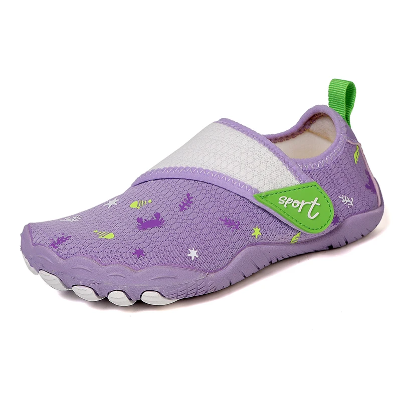 Kids Aqua Shoes Five Fingers Barefoot Water Shoes Swimming Lightweight Non-slip Seaside River Children Sneakers Summer