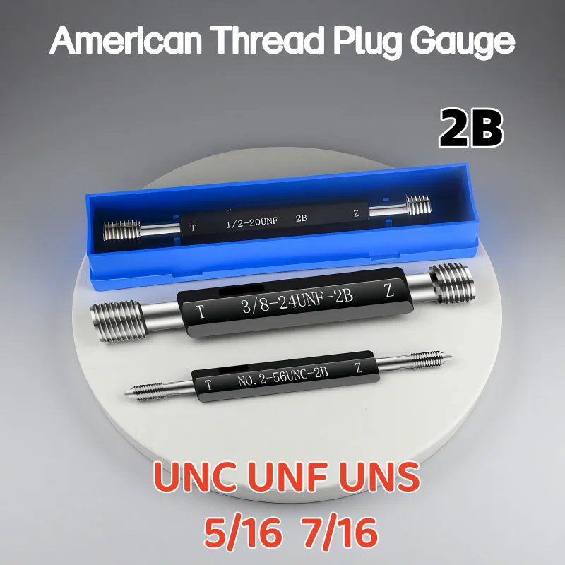 1PCS 2B UNC UNF UNS UNEF Steel Mer-cury Gage American Standard Fine ...