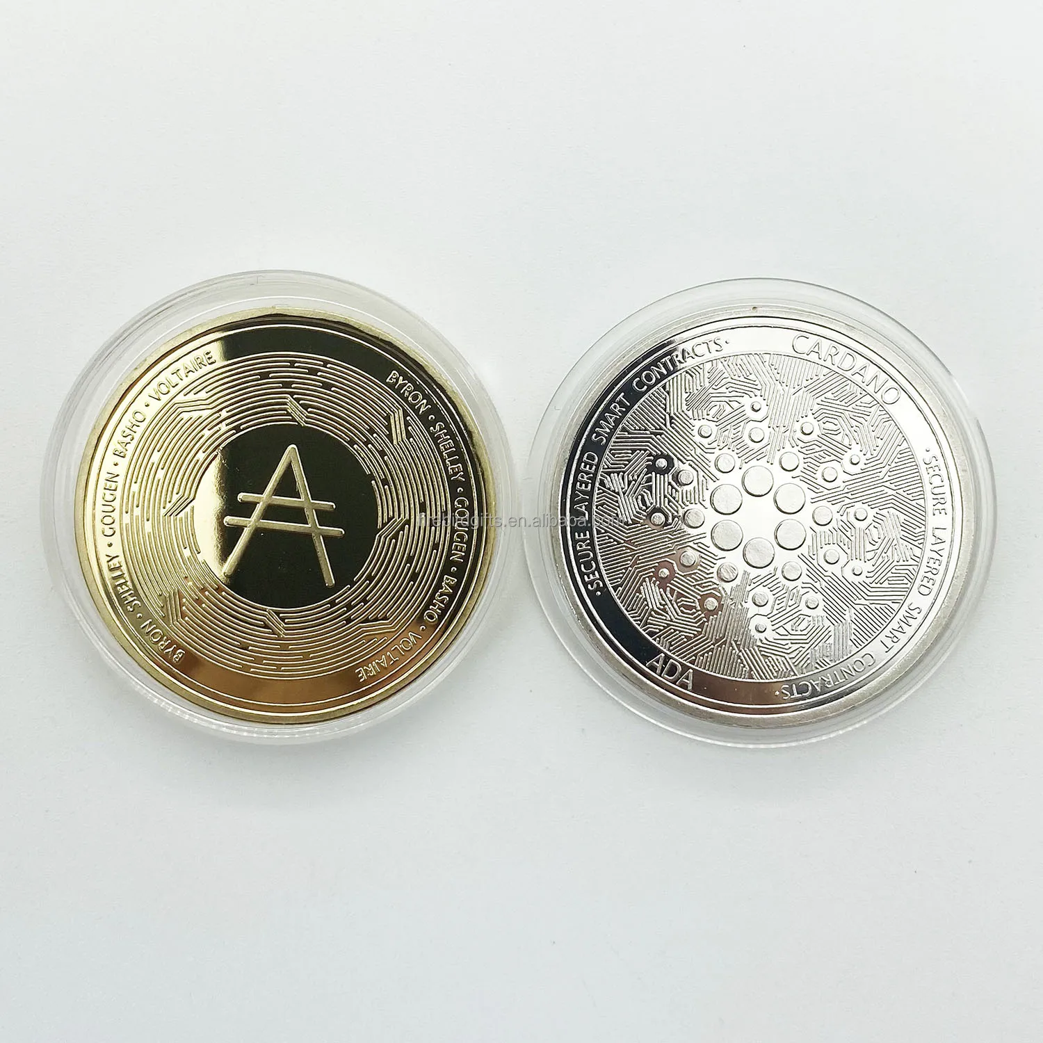 Gold Plated Bitcoin Commemorative Art Collectible