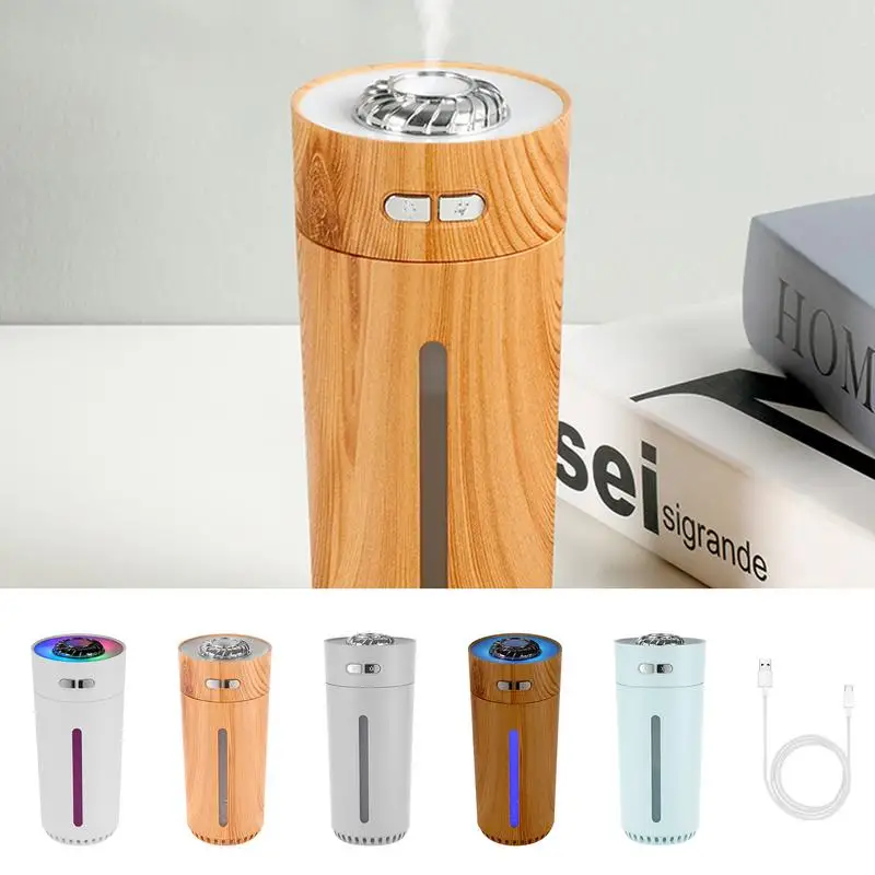 

Small Desk Humidifier 280ml USB Humidifier Personal Travel Air Cool Mist Humidifiers Quiet Operation Portable Air Humidifier