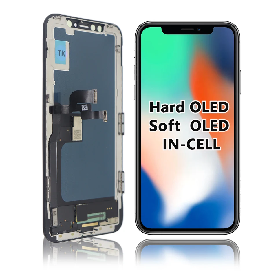OLED Display Screen For iPhone X XR XS Max LCD Incell For iPhone 11 12 Pro Max 13 Mini 14 Pro Plus Digitizer Assembly oled display screen