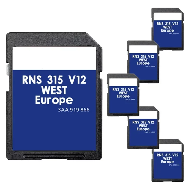 최신 RNS315 V12 서유럽 RNS310 2020/2021용 아님 100% 작동 AZ V12 네비게이션 SD 카드