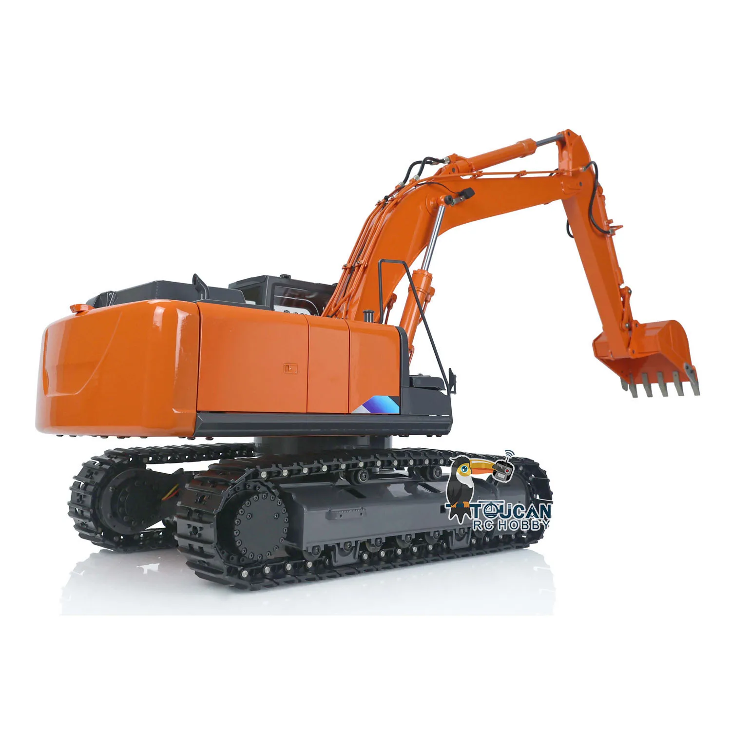 Metal RC Hydraulic Excavator for 1/12 DIM H2 ZX210 Toucan RC Hobby Painted Assembled Remote Control Digger Trucks Model 4
