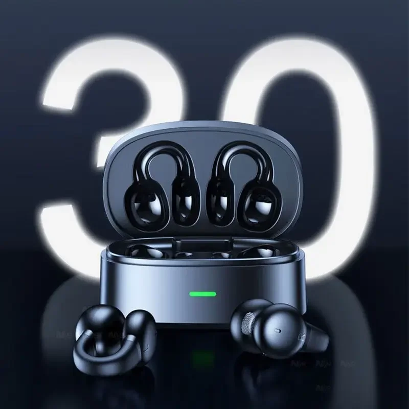 Niye Sports Wireless Earphones TWS Earbuds Same as Ambie Sound Earcuffs Bluetooth 5.3 Headphone HiFi Stereo Sports Earhook Mic