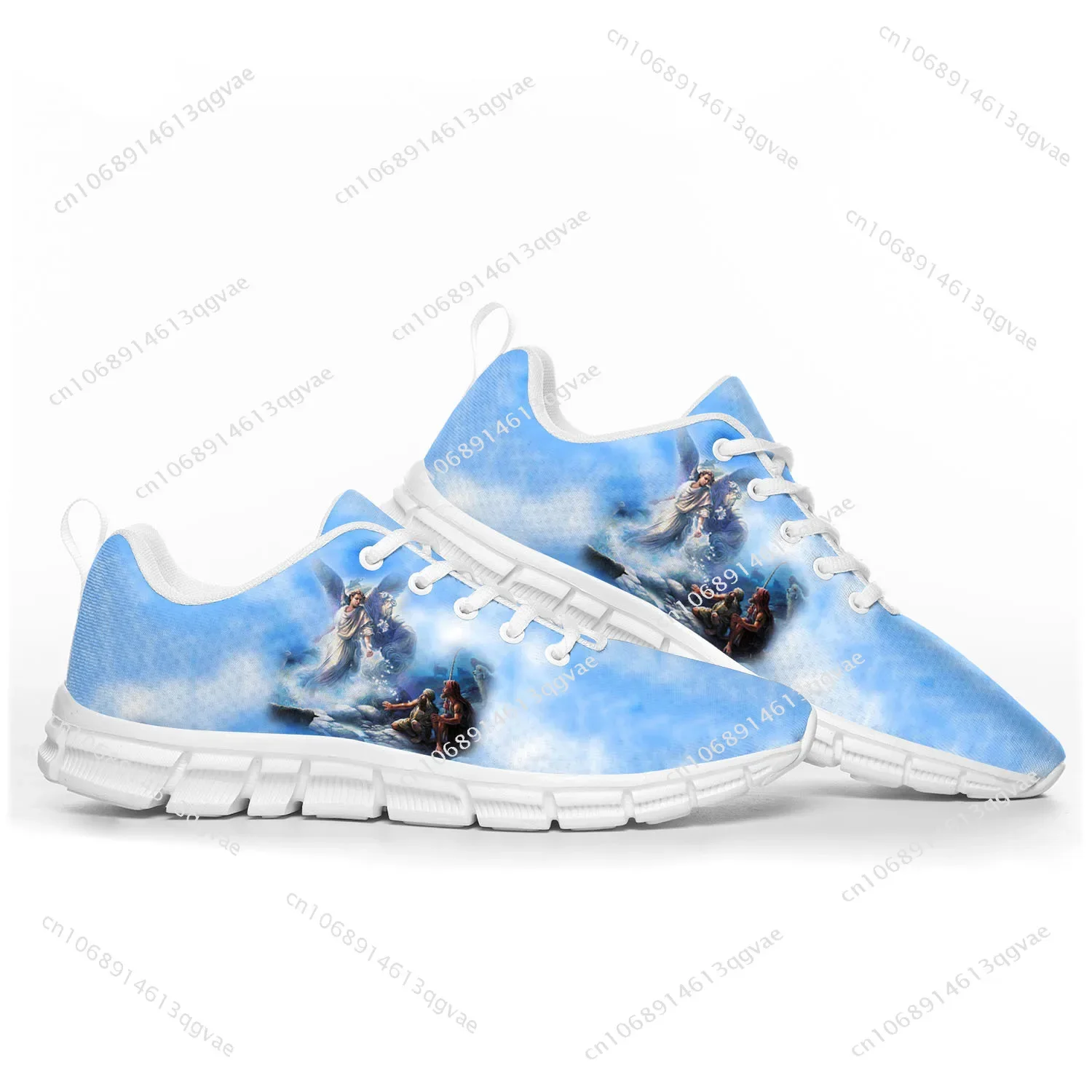 Angel Art Print Sports Shoes Mens Womens Teenager Kids Children Sneakers Angel Art Print Casual Custom High Quality Couple Shoes