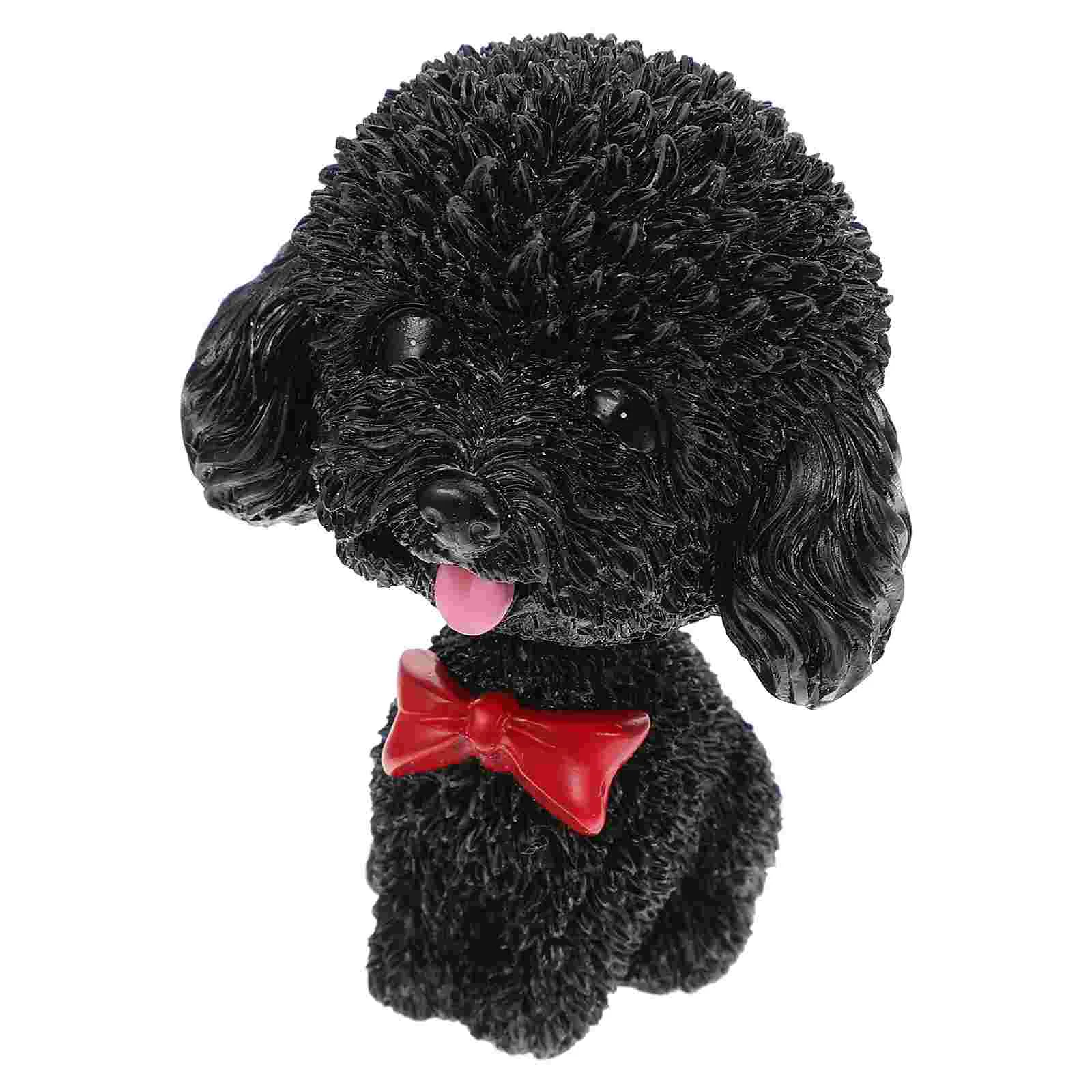 

Mini Accessories Bobble Head Ornament Cartoon Puppy Interior Decorate Resin Model Child