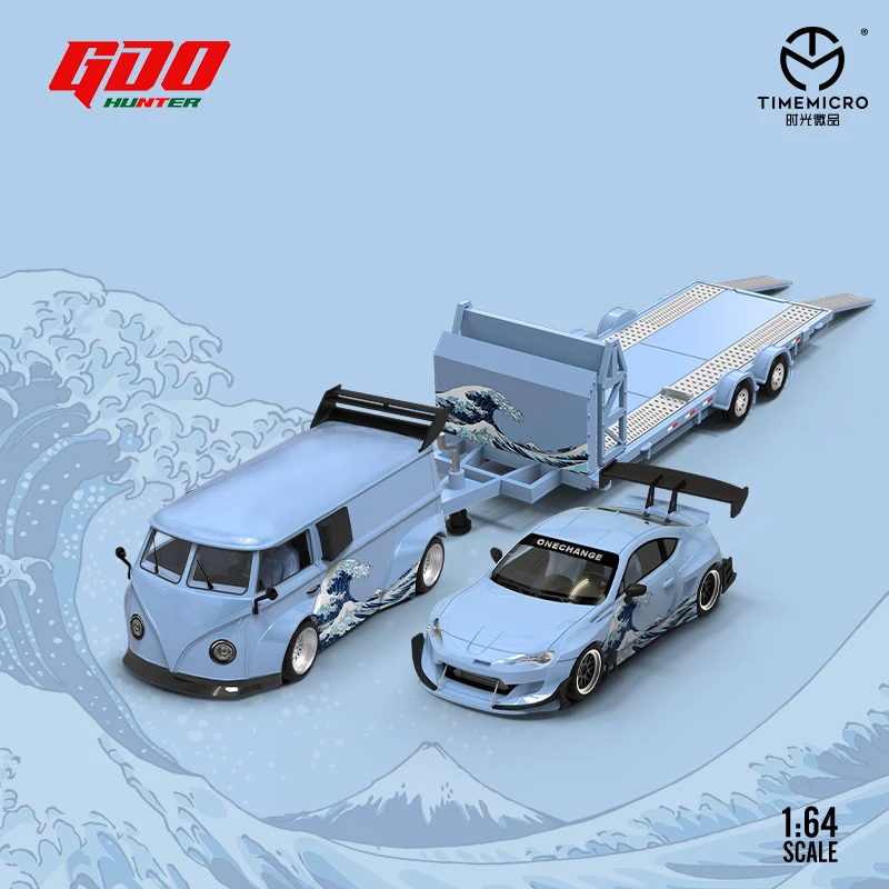 TimeMicro X GDO 1:64 A80 /86 Set The Great Wave off Kanagawa