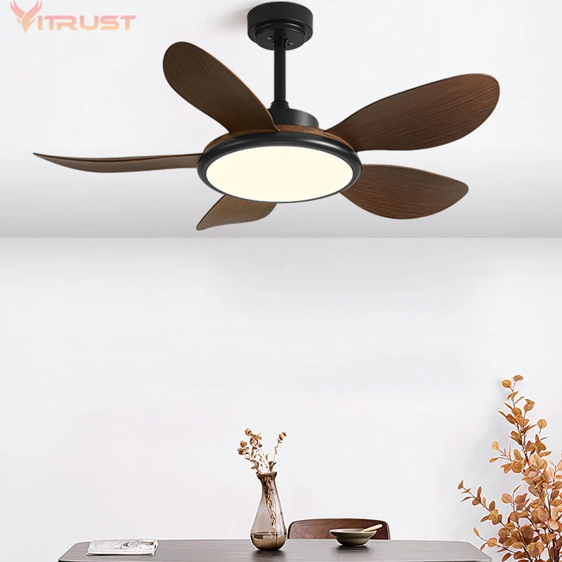 

Внутренний уличный потолочный вентилятор со встроенным и дистанционным управлением, умный потолочный вентилятор с тихим двигателем постоянного тока для спальни, гостиной