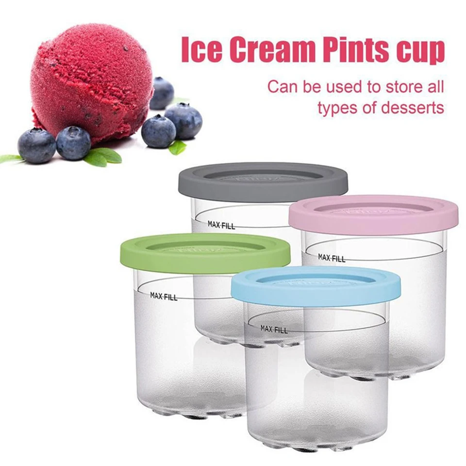 Leak-proof Ice Cream Pints With Lids For Ninja Creami Pints - Safe And  Convenient Kitchen Accessory For Nc301, Nc300, And Nc299am Series Ice Cream  Makers - Temu Hungary