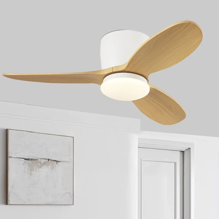 36-inch Modern Low-floor Ceiling Fan Lamp Remote Control Timing Suitable for Living Room Bedroom Indoor Lighting