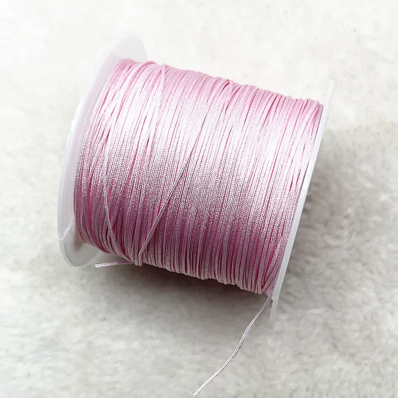 30M/Roll 0.4mm Nylon Cord Thread Chinese Knot Macrame Cord Bracelet Braided String DIY Tassels Beading String Nylon Cord Macrame Cord