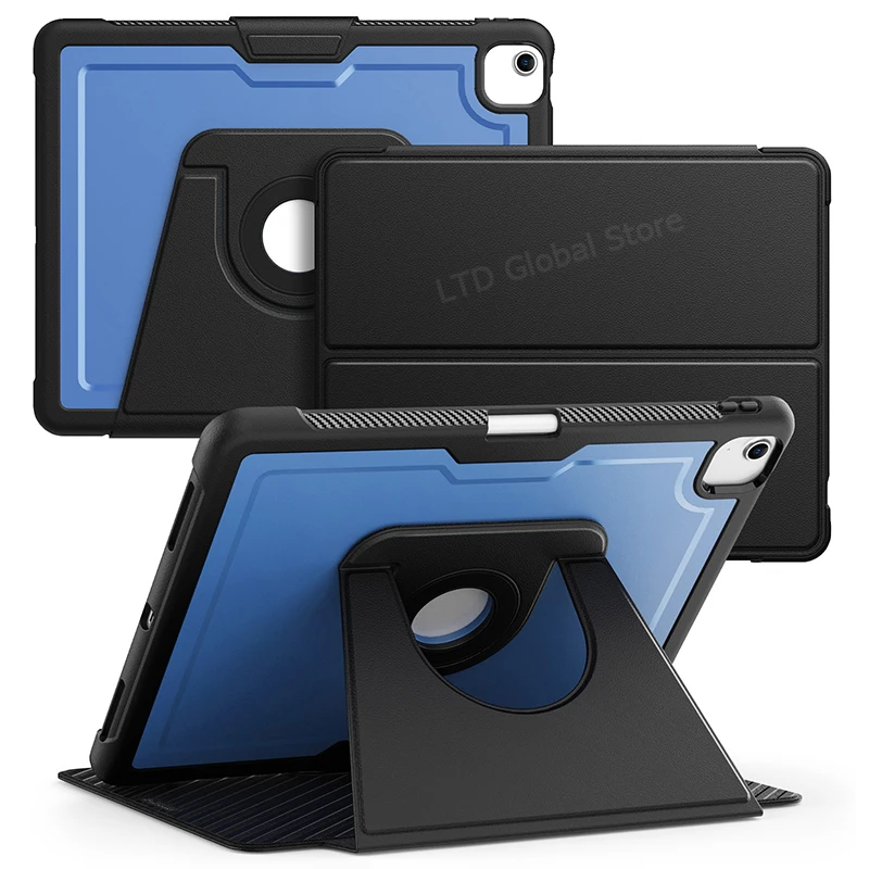 Enhanced Tablet Case with Kickstand, Magnetic 360° Rotation, and Protective Cover